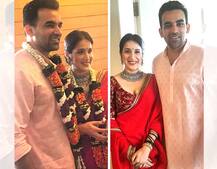 ઝહીર-સાગરિકાએ પરિવારની હાજરીમાં કર્યા લગ્ન, જુઓ તસવીરો...