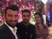 ભુવનેશ્વર કુમાર અને નૂપુરના ભવ્ય રિસેપ્શનમાં ટીમ ઈન્ડિયાના કયા ખેલાડીઓએ આપી હાજરી, જુઓ તસવીરો