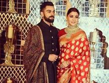 વિરાટ કોહલીની શેરવાનીમાં 18 કેરેટ ગોલ્ડનાં બટન, બનારસી સાડીમાં જોવા મળી અનુષ્કા, જુઓ Pics