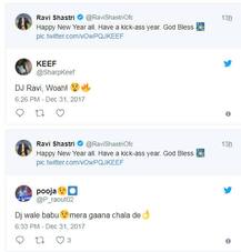 રવિ શાસ્ત્રીએ આ અંદાજમાં આપી નવા વર્ષની શુભકામના, ફેન્સે કહ્યું- ‘DJ વાલે બાબુ’