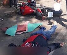 ગાંધીનગરમાં ૧૨૫ની સ્પીડે ૨૨ લાખની બાઇક ગાય સાથે ટકરાતાં યુવકનું મોત