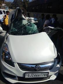 પાટણના પ્રોફેસર ને સુરત નોકરી કરતાં મહિલા સાથે કારમાં હતાં ને નડ્યો અકસ્માત, જાણો વિગત