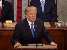 ટ્રમ્પે કર્યું સ્ટેટ ઓફ ધ યુનિયનને પ્રથમ સંબોધન, કહ્યું- મેરિટ આધારિત ઇમિગ્રેશન સિસ્ટમનો આવી ગયો છે સમય