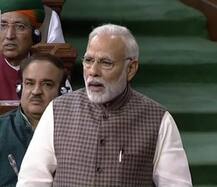 લોકસભામાં હંગામા વચ્ચે મોદીએ કર્યો કોંગ્રેસ પર પ્રહાર, \'તમારા પાપનો હિસાબ દેશના લોકોને આપવો જ પડશે\'