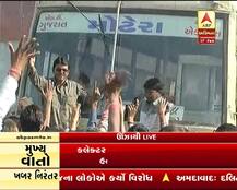 પાટણઃ ભાનુભાઇના મોત બાદ રસ્તા પર ઉતર્યા દલિતો, પાટણ-ઉંઝા બંધ 