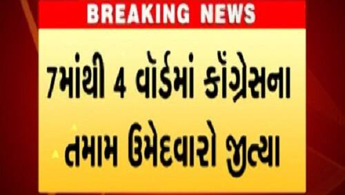 અમરેલીના રાજુલમાં કોંગ્રેસની જીત થઈ છે જેમાં કોંગ્રેસે 16 બેઠકો પર વિજય મેળવ્યો છે જોકે ત્રણ વોર્ડની ગણતરી હજુ ચાલુ છે. રાજુલાના વોર્ડ 2 અને 1માં ચારેય બેઠકો પર કોંગ્રેસનો વિજય થયો છે. કોંગ્રેસની જીત થતાં ઉમેદવારોમાં ખુશીની લાગણી જોવા મળી હતી. રાજુલા પાલિકામાં 7માંથી 4 વોર્ડમાં કોંગ્રેસના તમામ ઉમેદવારોની જીત થઈ છે. 