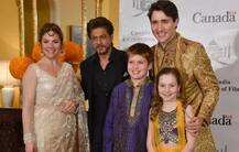 કિંગ ખાનને મળી ખુશ થઈ ગયા કેનેડાના PM જસ્ટિન ટ્રુડોના બાળકો, જુઓ તસવીરો