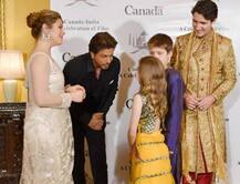 કિંગ ખાનને મળી ખુશ થઈ ગયા કેનેડાના PM જસ્ટિન ટ્રુડોના બાળકો, જુઓ તસવીરો