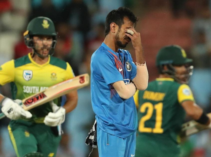 આફ્રિકન બેટ્સમેનોએ ચહલની કરી ધોલાઈ, બની ગયો અણગમતો રેકોર્ડ