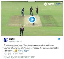 આ ગુજરાતી ક્રિકેટરે માર્યો એવો શૉટ, દડો બૉલરના માથે વાગીને સીધો બ્રાઉન્ડ્રી બહાર નીકળ્યો