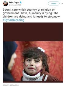 સીરિયા ક્રાઈસિસ પર આ એક્ટ્રેસ કર્યું ટ્વીટ, ટ્રોલર્સે લઈ લીધી ઉધડો....