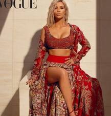 કિમ કર્દાશિયન ભારતના ક્યા ડીઝાઈનરનાં લહેંગા-ચોલી-સાડી પહેરીને લાગી રેડ હોટ, જાણો વિગત