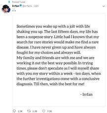 બોલીવુડનો આ સ્ટાર બન્યો ભાગ્યે જ થતા વિચિત્ર રોગનો ભોગ, ટ્વિટ કરીને આપી શું માહિતી? 