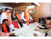 રાજ્યસભા ચૂંટણીઃ ભાજપ અને કોગ્રેસના બે ઉમેદવારોએ ભર્યું ફોર્મ