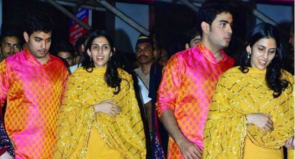 આકાશ અંબાણી અને શ્લોકા મહેતા