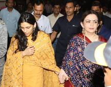 આકાશ-શ્લોકા પહોંચ્યા સિદ્ધિ વિનાયકના દર્શને, અંબાણી પરિવાર પણ હતો સાથે, જુઓ તસવીરો