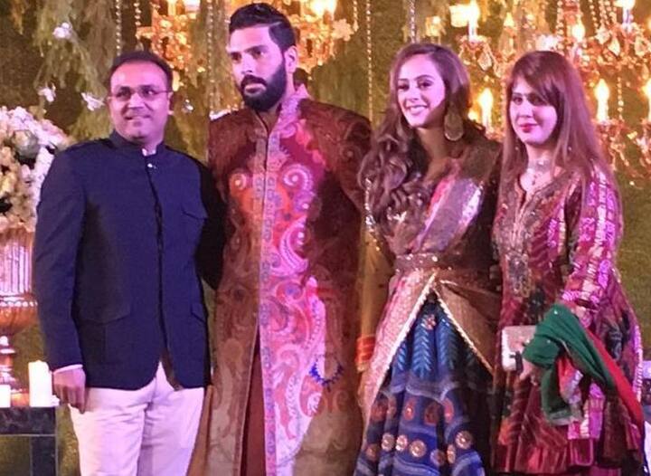 જે બાદ ગોવામાં ડેસ્ટિનેશન વેડિંગ બાદ ન્યૂલી વેડ કપલ યુવરાજ સિંહ અને હેઝલ કીચે દિલ્હીમાં પાર્ટી આપી હતી. જેમાં બોલીવુડ઼ અને ક્રિકેટની જાણીતી હસ્તીઓ સામેલ થઈ હતી. 