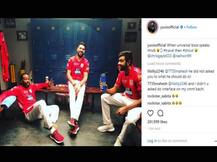 આ સ્ફોટક બેટ્સમેનને હિન્દી શીખવી રહ્યા છે યુવી અને અશ્વિન, યુવીએ શેર કરી તસવીર