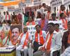 મહેસાણામાં નીતિન પટેલના પ્રતિક ઉપવાસ, CM રૂપાણી ન મળ્યા જોવા