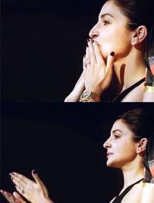 વિરાટને ચીયર કરતાં અનુષ્કાએ આપી ફ્લાઇંગ કિસ, જુઓ PHOTOS