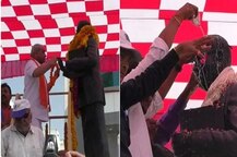 મહેસાણા: નાયબ મુખ્યમંત્રી નીતિન પટેલે આંબેડકરની મૂર્તિને હાર પહેરાવ્યો પછી દલિતોએ શું કર્યું, જાણો વિગત