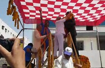 મહેસાણા: નાયબ મુખ્યમંત્રી નીતિન પટેલે આંબેડકરની મૂર્તિને હાર પહેરાવ્યો પછી દલિતોએ શું કર્યું, જાણો વિગત