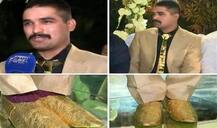Lavish Wedding: પાકિસ્તાનમાં દુલ્હાએ પહેર્યા સોનાના શૂઝ અને ટાઈ, કિંમત જાણીને તમે ચોંકી જશો