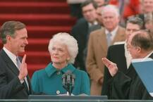 US: પતિ અને પુત્ર બંનેને અમેરિકાના રાષ્ટ્રપતિ તરીકે જોનારા બાર્બરા બુશનું 92 વર્ષની વયે નિધન