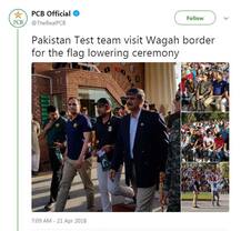 વાઘા બોર્ડર પર પાકિસ્તાની ક્રિકેટરનો ‘તમાશો’, BSF સામે કરી ઉકસાવવા વાળી હરકત