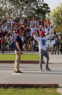 વાઘા બોર્ડર પર પાકિસ્તાની ક્રિકેટરનો ‘તમાશો’, BSF સામે કરી ઉકસાવવા વાળી હરકત