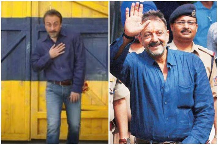  રણબીર કપૂર ફિલ્મ 'સંજૂ'માં સંજય દત્ત જેવો લૂક મેળવવા માટે ખૂબ જ મહેનત કરી છે. 