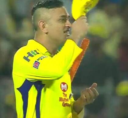 MS Dhoni Sports A New Mohawk Hairstyle  Boldskycom