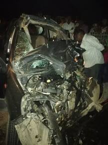 સાબરકાંઠાઃ કાર અને ટ્રેક્ટર વચ્ચે ગમખ્વાર અકસ્માત, બે સગા ભાઈના મોત