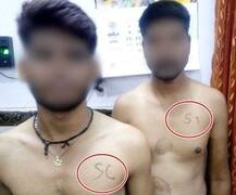 એમપીમાં કૉન્સ્ટેબલની ભરતીમાં ઓળખ માટે ઉમેદવારોની છાતી પર લખવામાં આવ્યું SC/ST