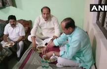 યોગીનું નાટક, દલિત પરિવારને ત્યાં જમવા ગયા ને હોટલમાંથી મંગાવ્યું ભોજન