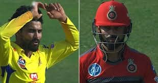 વિરાટ કોહલની વિકેટ ઝડપી લીધા બાદ જાડેજાનું રિએક્શન એકદમ ઠંડુ રહ્યું. પોતાના પ્રથમ બોલ પર જ જાડેજાએ કોહલીને બોલ્ડ કર્યો. કોહલીની આ વિકેટનું જશ્ન જાડેજાએ ન મનાવ્યું. તેના રિએક્શન એવા લાગી રહ્યા હતા કે તે કોહલીને આઉટ કર્યા બાદ સોરી બોલી રહ્યો હોય.