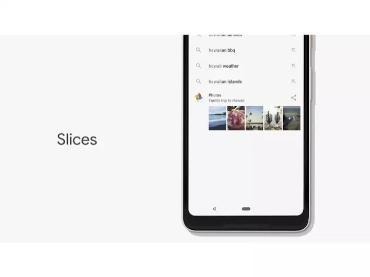 સ્લાઇસેસઃ- આ ફિચર તે એપ્સ વિશે વધુ માહિતી આપશે, જેનો તમે સૌથી વધુ ઉપયોગ કરો છો. 