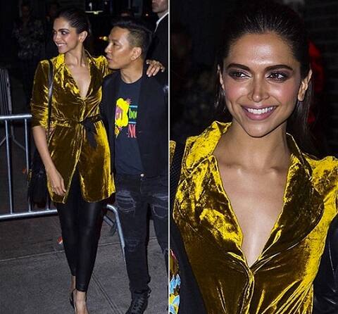 બંને અભિનેત્રીઓ માટે આ પાર્ટીમાં સામેલ થવું બહુ જ ખાસ હતું. હકીકતમાં આ પાર્ટીમાં હોલિવુડના મોટા સ્ટાર્સ નજર આવ્યા હતા. તો બીજી તરફ દીપિકા પાદુકોણ બ્લેક લેગિંગ સાથે Sandro Paris jacket પહેરીને આવી હતી.