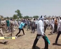 ભાવનગરમાં પોલીસે ખેડૂતને લાકડીઓથી ઝૂડ્યા, ટીયરગેસના શેલ છોડ્યા, જાણો વિગત