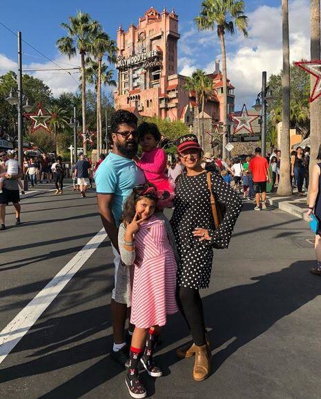 પરિવાર સાથે વેકેશન ગાળતી રંભા