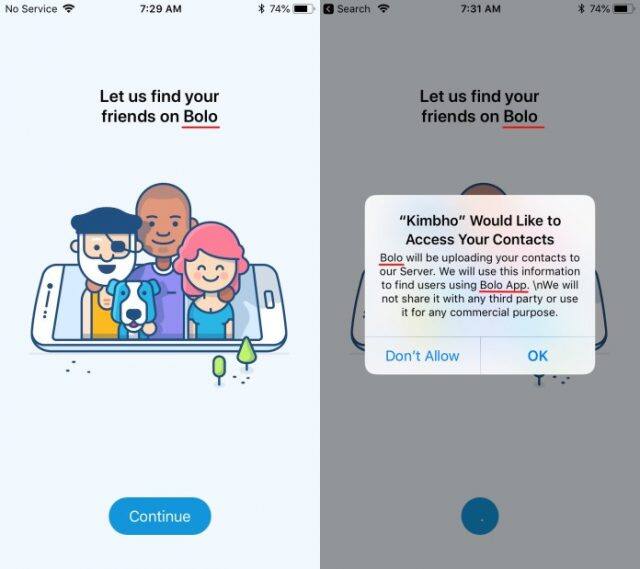  યુઝર્સને KIMBHO એપ ઈન્સ્ટોલ કરવા પર મળતા મેસેજમાં પણ બોલો એપ નામ આવે છે.