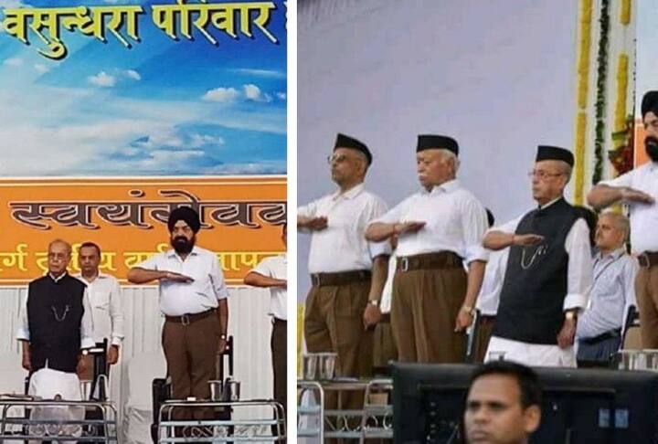 નાગપુરઃ નાગપુરમાં ભાષણના થોડા કલાક બાદ જ સોશિયલ મીડિયા પર પૂર્વ રાષ્ટ્રપતિ પ્રણવ મુખર્જીની સંઘના નેતાઓની જેમ જ સેલ્યૂટ કરતી તસવીર વાયરલ થઈ રહી છે. પ્રણવની દીકરી શર્મિષ્ઠાએ તેને ભાજપની કરતૂત ગણાવી છે. શર્મિષ્ઠાએ કહ્યું કે, જુઓ મને જે ડર હતો અને જેના માટે મે મારા પિતાને ચેતવ્યા હતા એ જ થઈ રહ્યું છે. હજુ થોડી કલાક પણ નથી થયી ત્યાં ભાજપ-સંઘની ડર્ટી ટ્રિક્સ વિભાગે જોરશોરથી કામ શરૂ કરી દીધું છે.