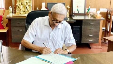 ગોવાઃ કુળદેવતાના દર્શન કરી કામ પર પાછા ફર્યા CM પર્રિકર