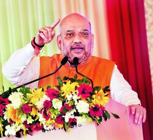 Amit Shah to address rally in Jammu today અમિત શાહ આજે જમ્મુ કાશ્મીરના પ્રવાસે, રેલીને કરશે સંબોધિત