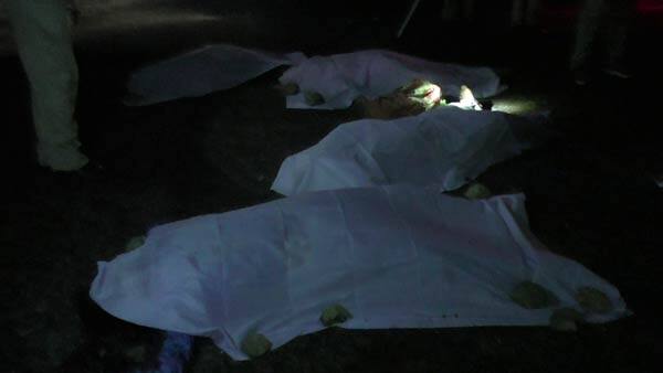  મૃતકોમાં મીતાબેન મહેશભાઇ કલાડિયા, તેમના પતિ મહેશભાઇ, ગ્વાલિયરથી આવેલા રાજેશભાઇ રસિકભાઇ કલાડિયા, ભાવનાબેન રાજેશભાઇ, વાણિયાવાડીમાં રહેતા બળદેવભાઇ ઠાકરશીબાઇ કલાડિયા, દેવપરામાં રહેતા રમેશભાઇ ઠાકરશીભાઇ કલાડિયા, તેમના પત્ની મીનાબેન, પુત્ર સાગર તથા મુકેશભાઇનો સમાવેશ થાય છે.