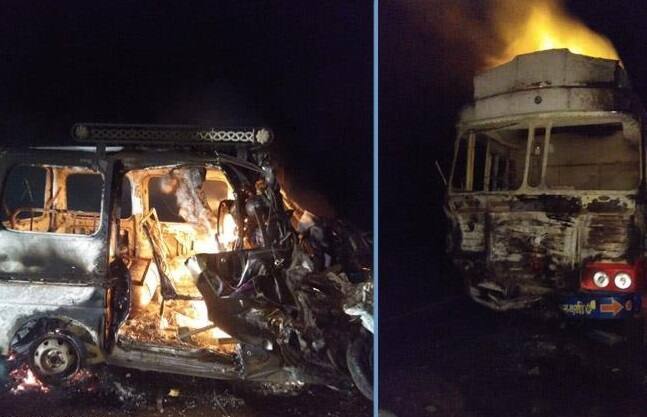  લાકડિયાથી રાજકોટ પરત આવી રહેલી ઇકો કાર મોરબી નજીક સીએનજી પંપે ઊભી રાખવામાં આવી હતી અને ટેન્કમાં ગેસ પુરાવવામાં આવ્યો હતો. ગેસથી ફુલ ટેન્ક કાગદડી નજીક પહોંચી હતી અને અકસ્માતમાં ટેન્ક ફાટતા ગોઝારી ઘટના બની હતી.