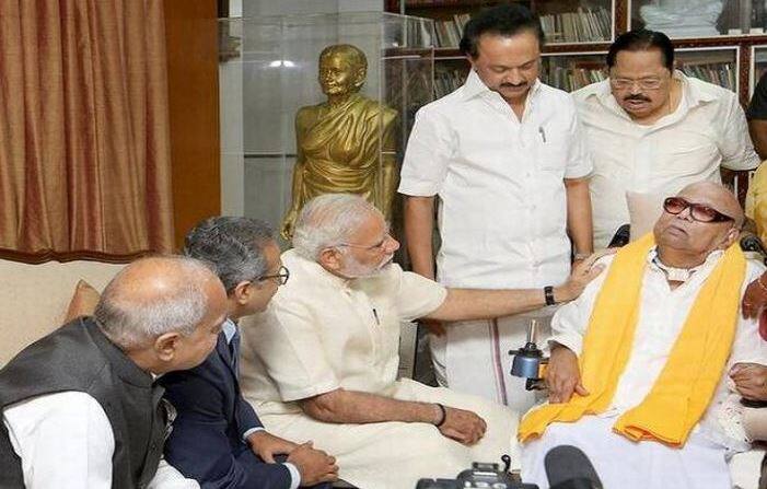 પાર્ટીના પ્રમુખ તરીકે કરૂણાનિધિને 50 વર્ષ થઈ ગયા છે. 27 જુલાઈ 1969ના રોજ પ્રથમ વખત પાર્ટી અધ્યક્ષ બન્યા હતા. 1957માં ધારાસભ્ય બન્યા બાદ એક પણ વખત હાર નથી જોઈ. તેઓ કુલ 13 વખત ચૂંટણી લડ્યા હતા.