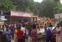 અમદાવાદના લો ગાર્ડન પાસેની ખાઉગલીમાં AMCએ ફેરવ્યું બુલડોઝર, જાણો કેમ