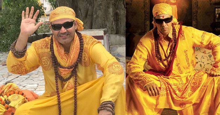 સેહવાગનો આ લુક ભુલભુલેયા ફિલ્મમાં અક્ષય કુમારને મળતો આવે છે.