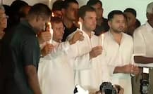 મુઝફ્ફરપુર કેસઃ RJDના ધરણામાં વિપક્ષની જોવા મળી એકતા, રાહુલ ગાંધીનો BJP-RSS પર પ્રહાર